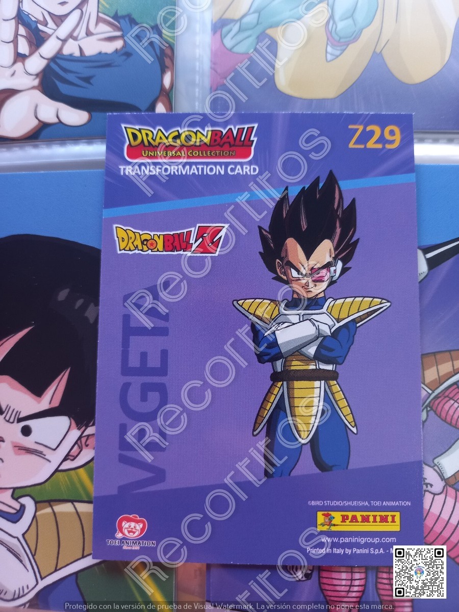 dragon ball trading card panini universal Z29 | eBay