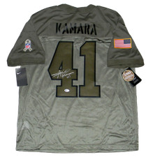 ALVIN KAMARA SIGNED NEW ORLEANS SAINTS SALUTE TO SERVICE NIKE LIMITED JERSEY BAS