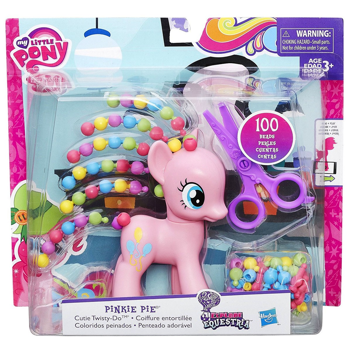 My Little Pony Explore Equestria Cutie Twisty-Do PINKIE PIE Bead