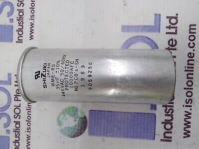 SHIZUKI WME-RS Motor Run Capacitor 35uF 440VAC Metalized SHIZUKI WME-RS Motor Run Capacitor 35uF 440VAC Metalized