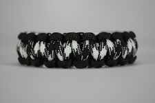 550 Paracord Survival Bracelet Cobra Black/Harmony "Made in the USA"