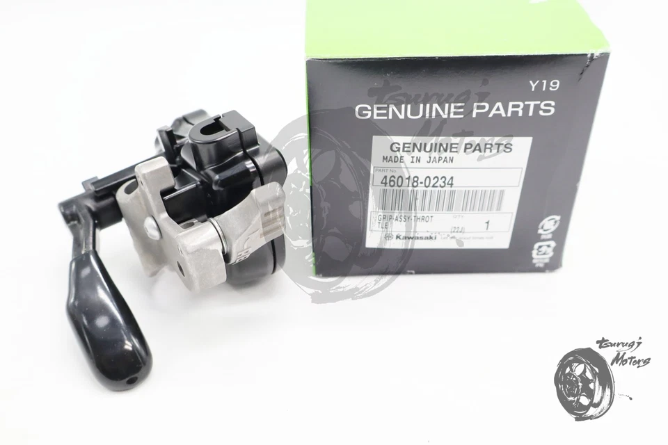 Conjunto de acelerador de pulgar Kawasaki KFX450R 2008-2014 OEM 46018-0234 nuevo Foto 2 de 4