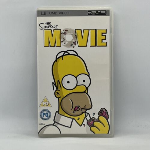 The Simpsons Movie Sony PSP PlayStation UMD Movie Video Free Post Region 2 - Picture 1 of 5