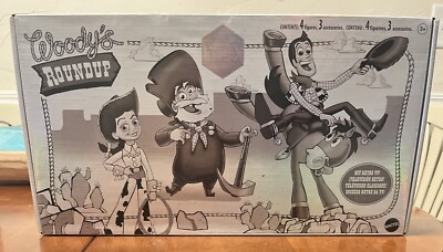 【値下】woody's ROUNDUP モノクロ　フィギュア Mattel - Disney 100 Anniversary Black & White Woody's