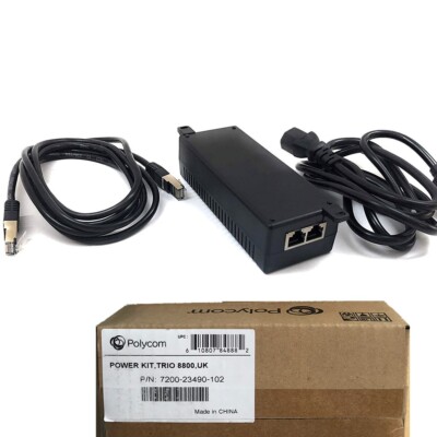 Polycom 2200-66740-102 schwarz Trio 8500 Netzteil-Kit für RealPresence Neu in OVP