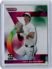 2024 Leaf Vivid White Lava Will Gasparino 4/6 (B82) Texas