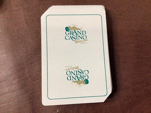 Playing Cards Grand Casino Vintage Original Mille Lacs MN Paulson Blue - Picture 4 of 4