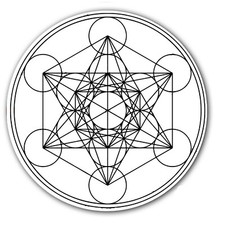 Sacred Geometry 2 Symbolic 7" inch Slipmat Portablism Turntable Slip Mat x1