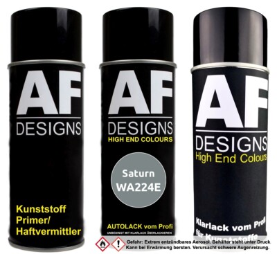Kunststoff Spraydosen Set für Saturn WA224E Generic Medium Gray Stoßstange