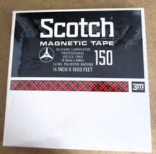 Scotch 150 Sound Recording Tape Reel To Reel Tape 1800 feet New Sealed 7"