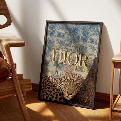 Leopard Print, Poster, Fashion Brand Poster, Printable Wall Art, Designer Poster - Picture 6 of 8
