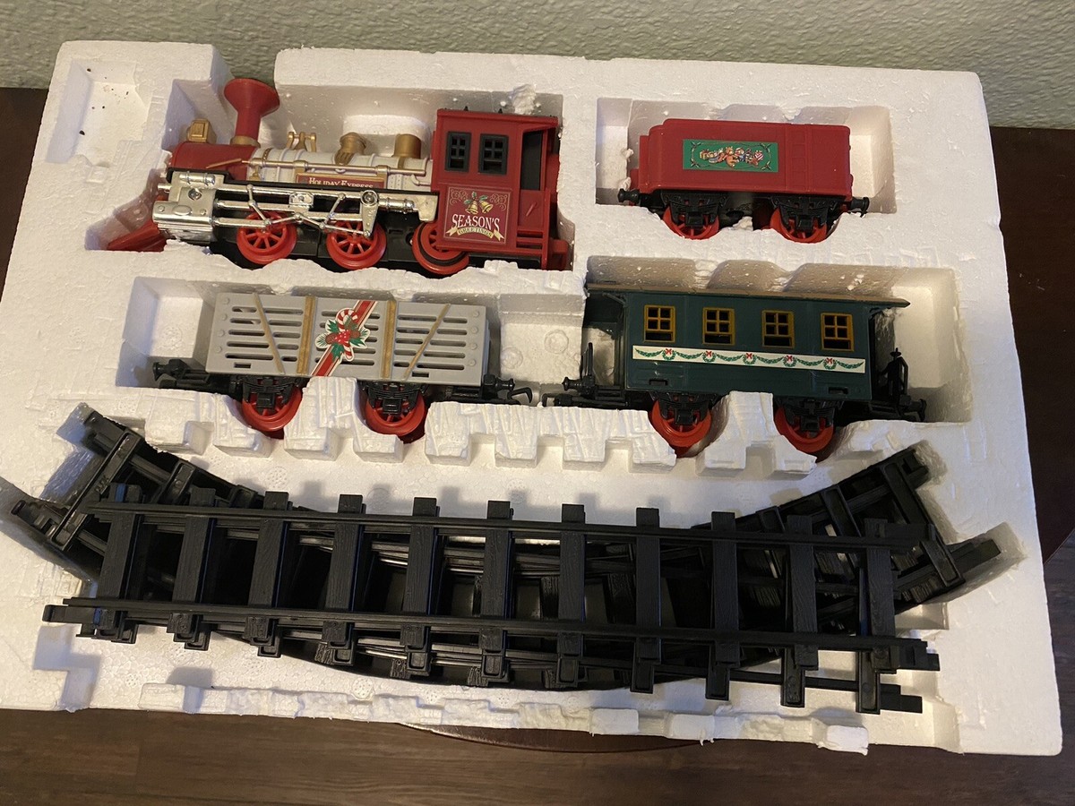 Vintage Goldlok Holiday Express Christmas Train Set 14 Piece