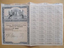 (15) Aktie Spanien Islas del Guadalquivir, Sevilla 1926, Capital 20 Mio. Ptas