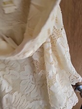 Anthropologie Maeve Ivory Crochet Dress size S