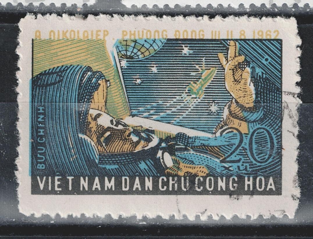 Vietnam Soviet Space Vostok 3 stamp 1962 A-2 | eBay
