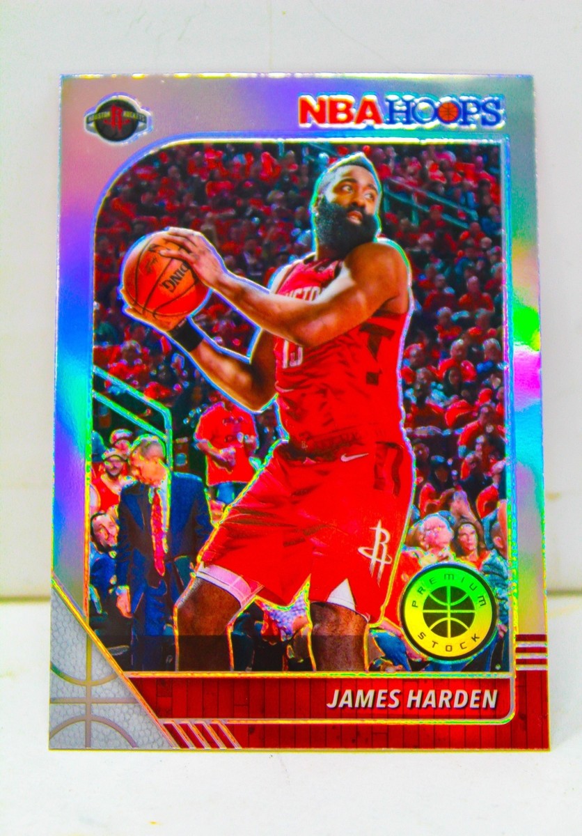 スポーツ選手 James harden RC James Harden 19-20 NBA Hoops Premium Stock Silver Prizm Card #66