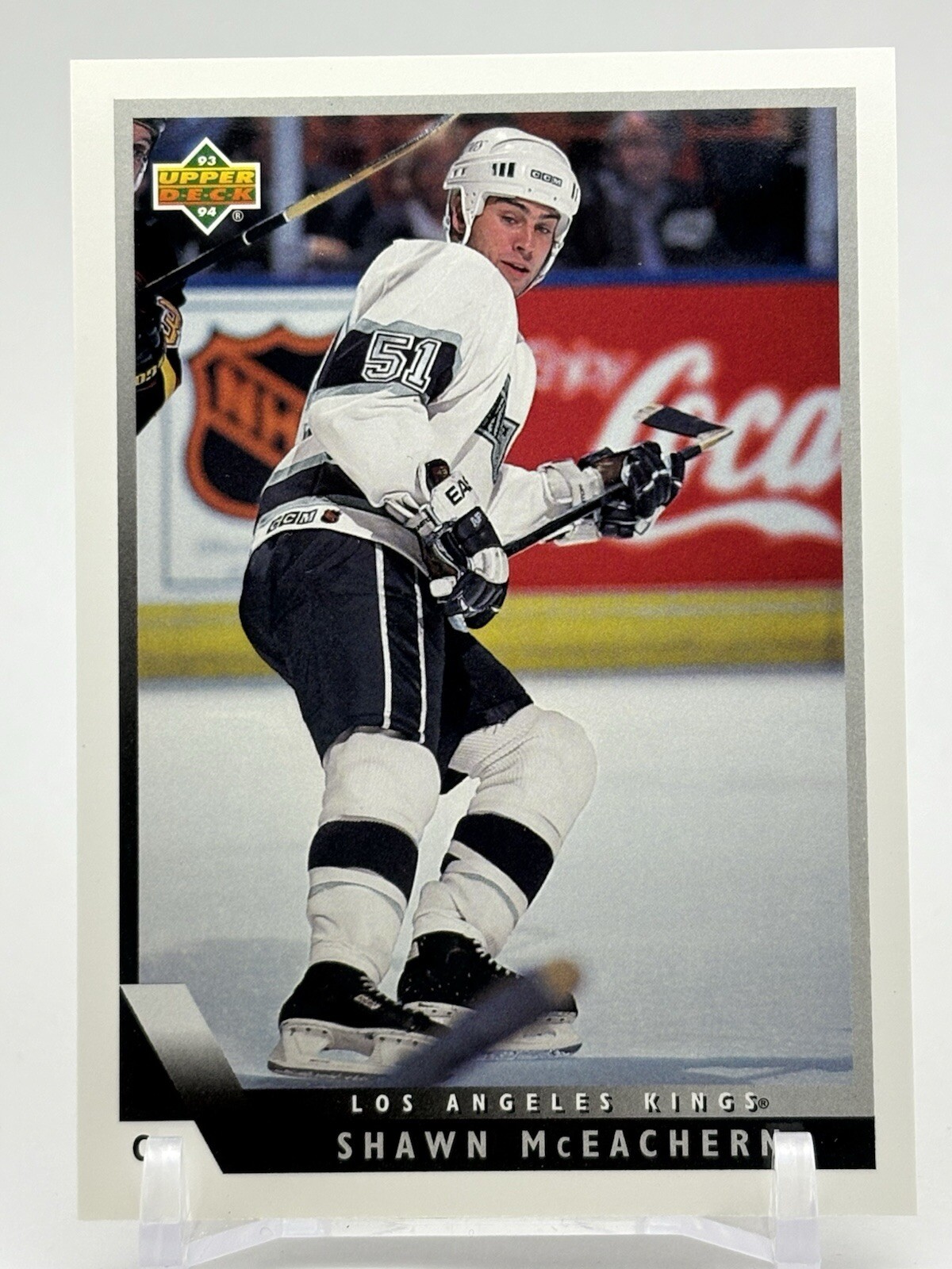 1993 Upper Deck #454 Shawn McEachern Los Angeles Kings
