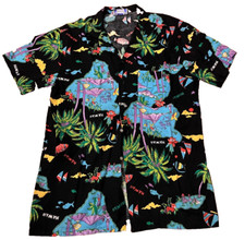 Aloha Hawaiian Shirt All American Island Pattern Hawaii Small