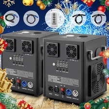 2PCS 700W DMX Cold Spark Machine Indoor Firework Machine Stage 6.6-9.8ft Flame
