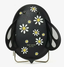 Kate Spade buzz bee crossbody Daisy Leather Clutch ~NWT~ Black