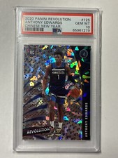 2020 Panini Revolution Anthony Edwards Chinese New Year RC # 125 PSA 10