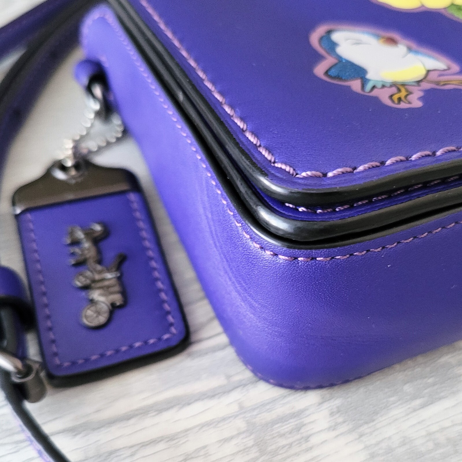 Coach X Disney Snow White Crossbody Dark Fairytale Pu… Gem