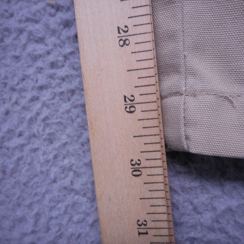 Pantalones de colección Dockers para hombre 36 X 30 bronceados ajuste relajado pantalón de lona plisado - Imagen 8 de 15