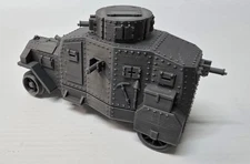 ARMIES IN PLASTIC 5986DG WWI 1:32 GERMAN EHRHARDT (EV4) ARMORED CAR (DARK GRAY)