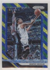 2018-19 Panini Prizm Choice Blue Yellow & Green Prizm MarShon Brooks #96 5x8
