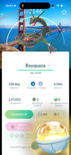 Shiny background Rayquaza Golden Gate Bridge San Francisco + Trinket | PTC