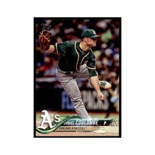 Daniel Coulombe 2018 Topps #16 Oakland Athletics Baseball Card NM