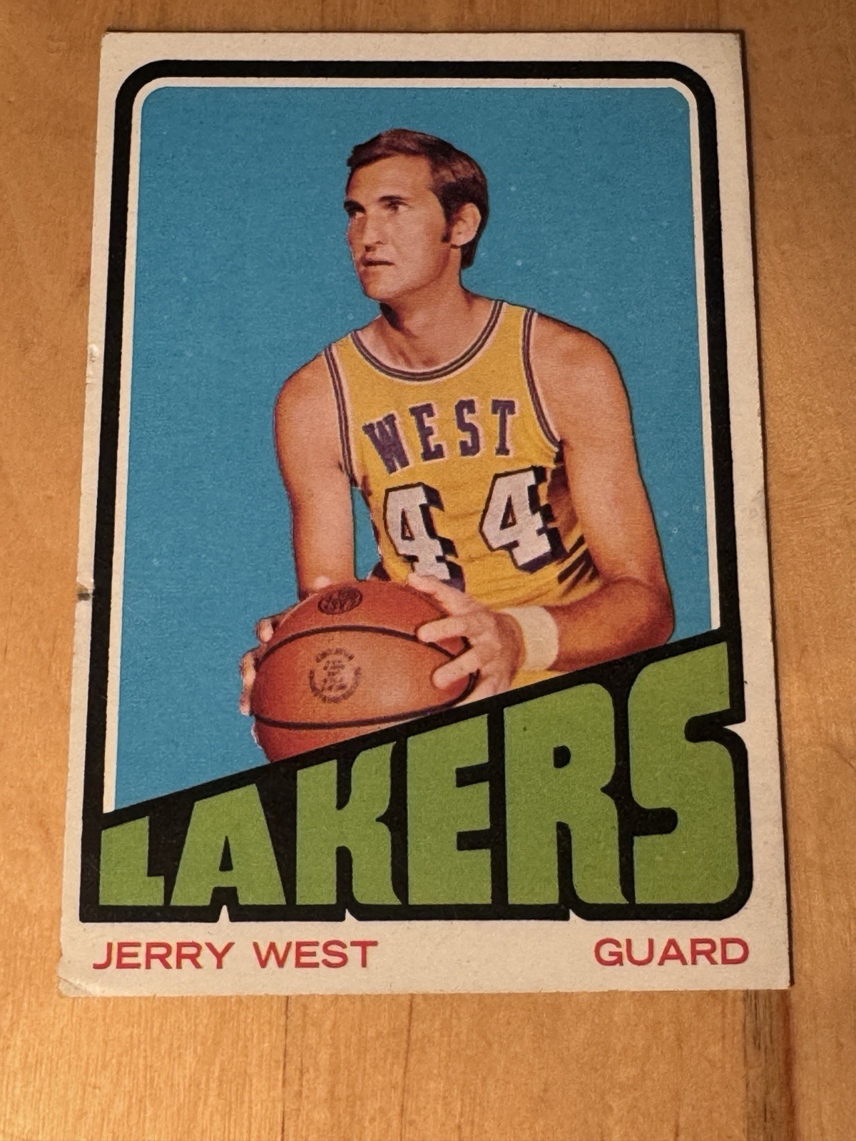 1972-73 Topps #75 Jerry West  FANTASTIC COLOR & GLOSS HOF Lakers