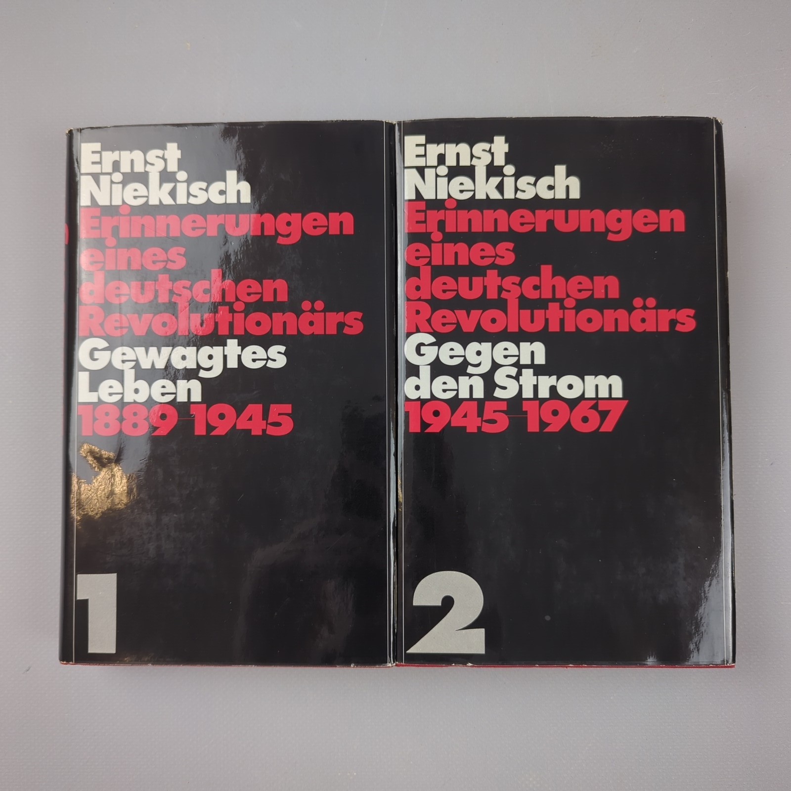 Ernst Niekisch Erinnerungen Eines Deutschen Revolutionärs 2 Bände Komplett 1974