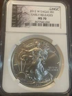 2012 w silver eagle ms70 NGC early releases