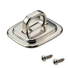 Zinc Alloy Mount for Laptop Lock with Screws and Tape for Solid Attachment