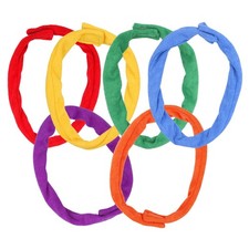 6 Pack Sensory Chew Necklaces Fabric Oral Toys for Kids Autism ADHD