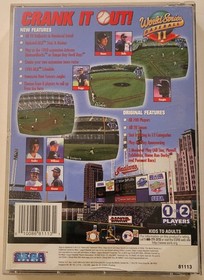 World Series Baseball II (Sega Saturn, 1996) Complete CIB! Acceptable Cond!