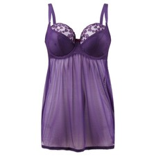 Panache 7565 Cleo Kali Babydoll in Purple