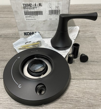 Kohler K-T35942-4-BL Valve Trim with Single Lever Handle -Matte Black