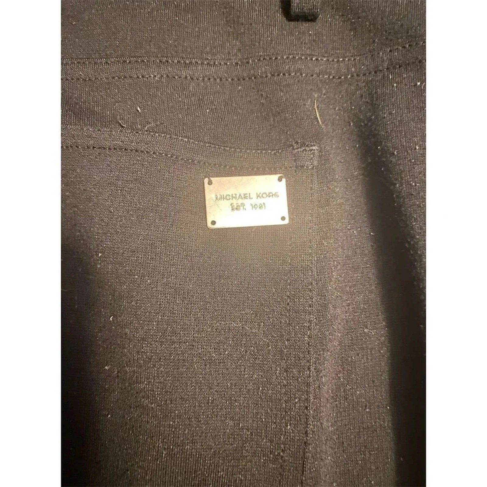 Michael Kors Women's Dress Pants Size 12 Black Business Solid thumbnail 4