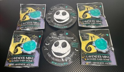 Disney The Nightmare Before Christmas Bath Bombs & Bath Crumbles Lot of 6 New