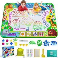 2 in 1 Water Doodle Mat60 x 40 Inch Extra Large Drawing Mat with BackpackHops...