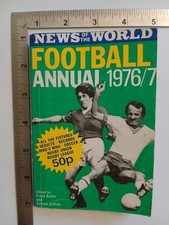 News Of The World Football Annual 1976/7 Frank Butler Patrick Collins PB