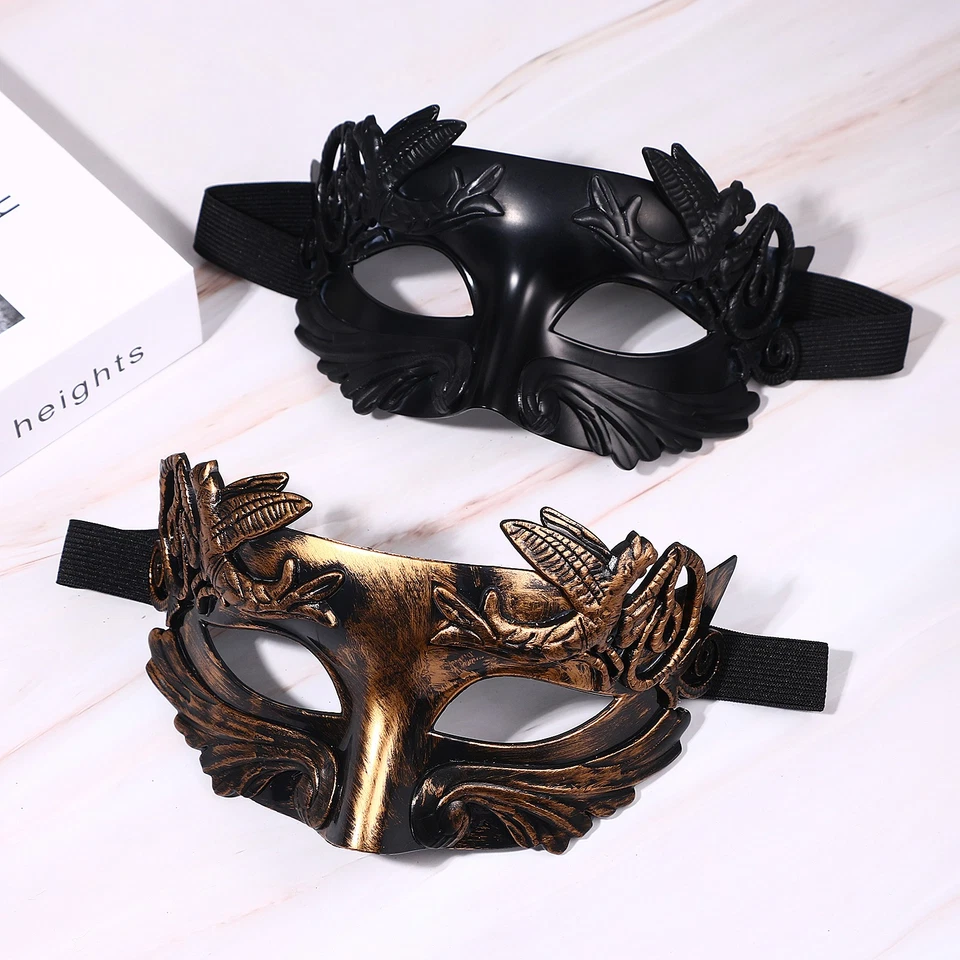 Men's Masquerade Carnival Mask Italian Venice Roman Masks Egyptian Greek Masks - Image 3 of 4