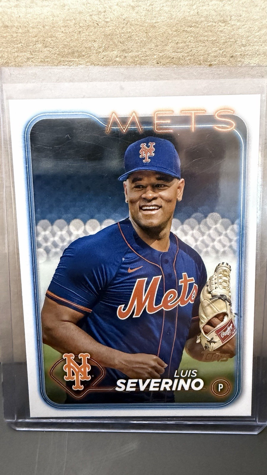 2024 Topps Series 2 - Luis Severino #633 Golden Mirror Image Variation