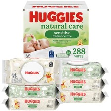 Huggies Natural Care Sensitive 48 Count Pack of 6 , 48 6