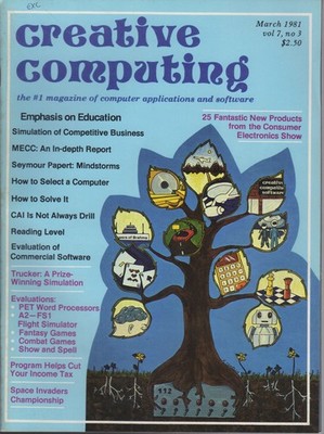 Creative Computing magazine Mar 1981 Vol 7 No 3 Education, CES new products