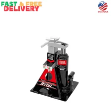 POWERBUILT 3 Ton All-in-One Hydraulic Bottle Jack and Jackstand in One, 640912