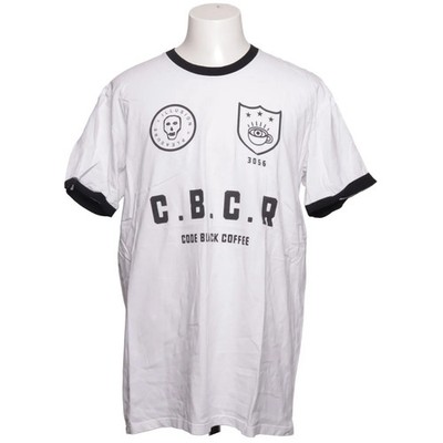 As Colour, T-shirt, Größe: XL, Weiß/Schwarz, Baumwolle/Viskose, Print #GBi