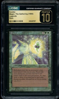 1994 Magic The Gathering MTG Legends Eureka Rare CGC 10 PRISTINE